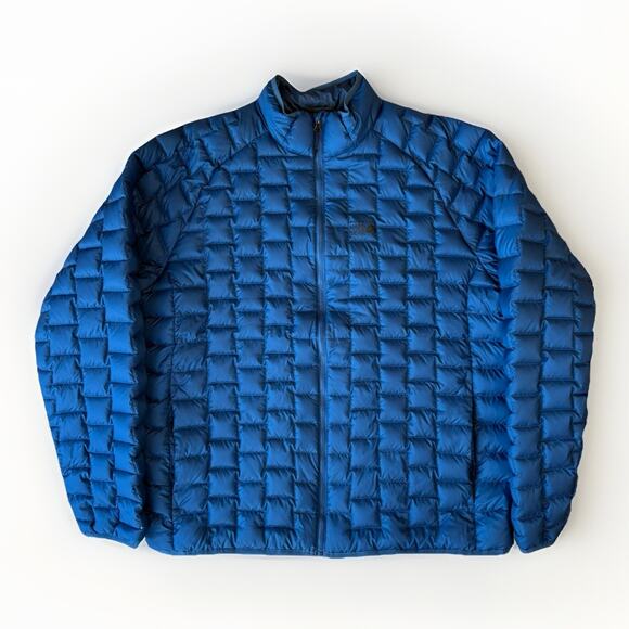 Mountain Hardwear Temescalborz Jacket 2XL Blue Full Zip Puffer Down Insulated